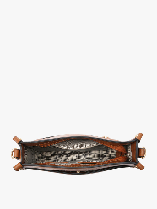 Chloe Plaid Crossbody with Guitar Strap