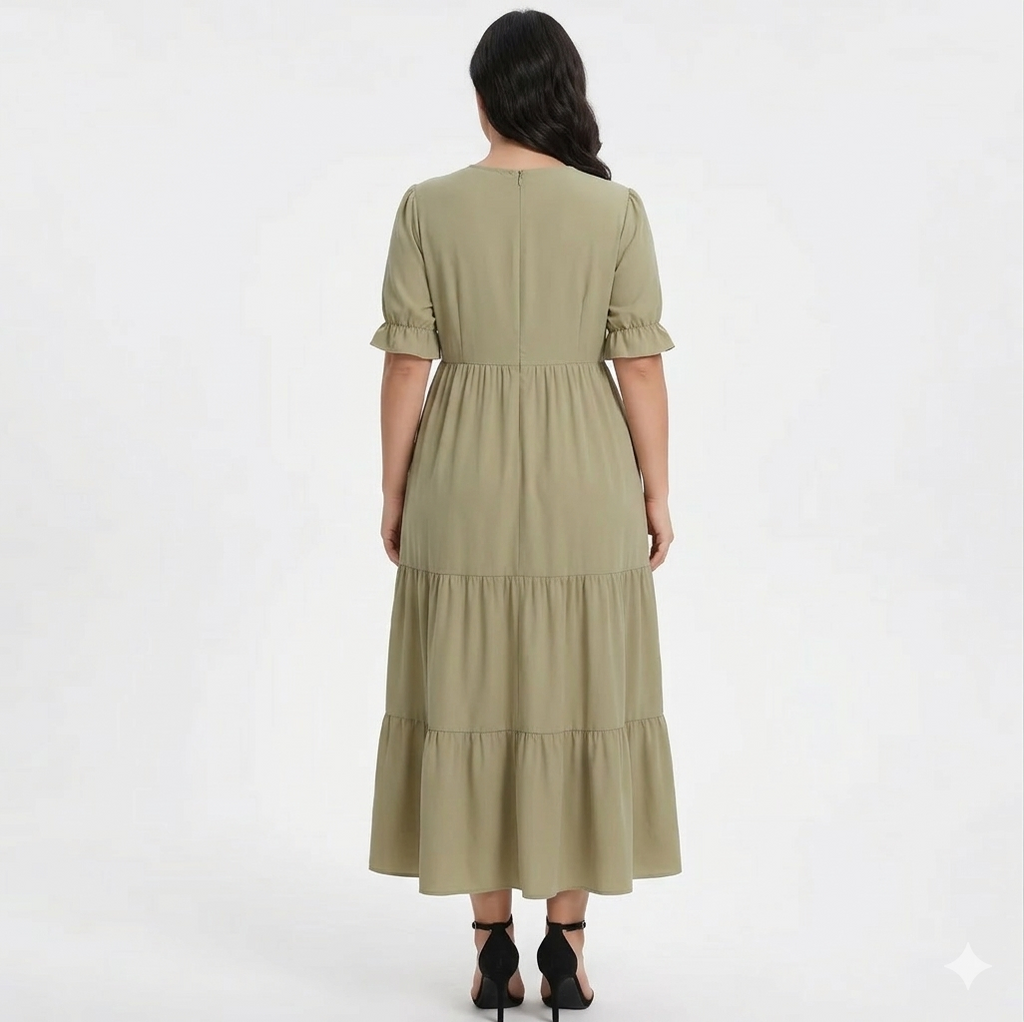 Willow Tiered Khaki