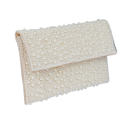 FAUX PEARL PARTY CLUTCH
